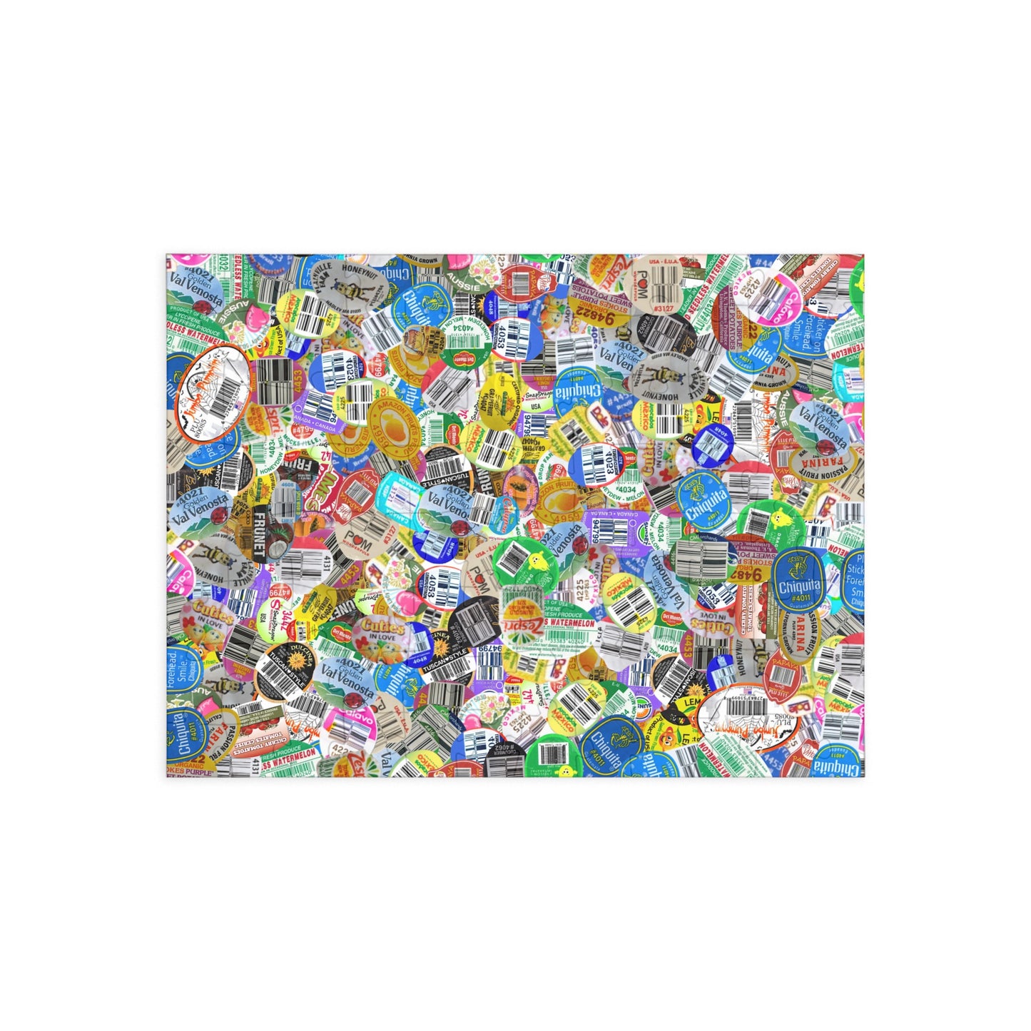 Sticker Puzzle, Produce Sticker Puzzle Jigsaw, Custom Puzzle, Kids Puzzle Game, Brain Teaser, Family Activity