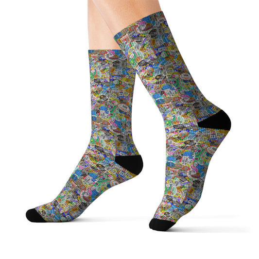 Sublimation Socks - Produce Sticker Pandemonium