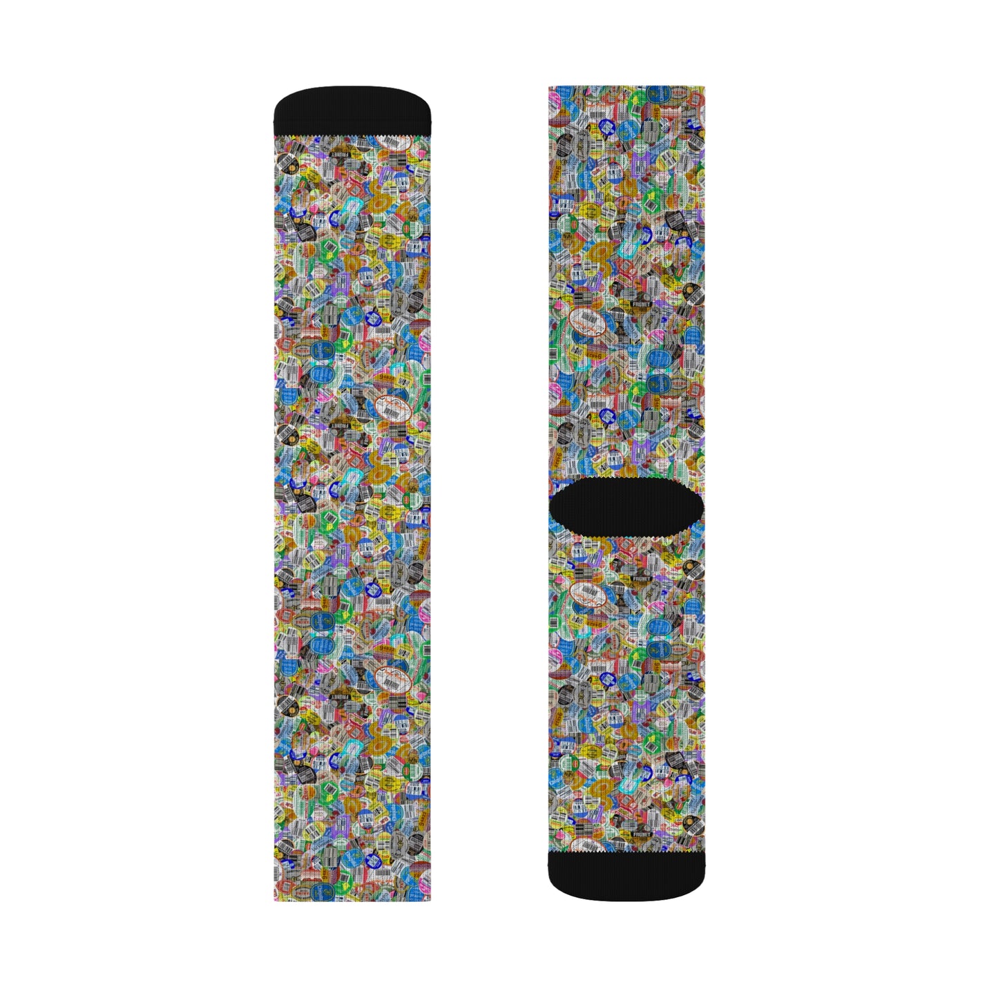 Sublimation Socks - Produce Sticker Pandemonium