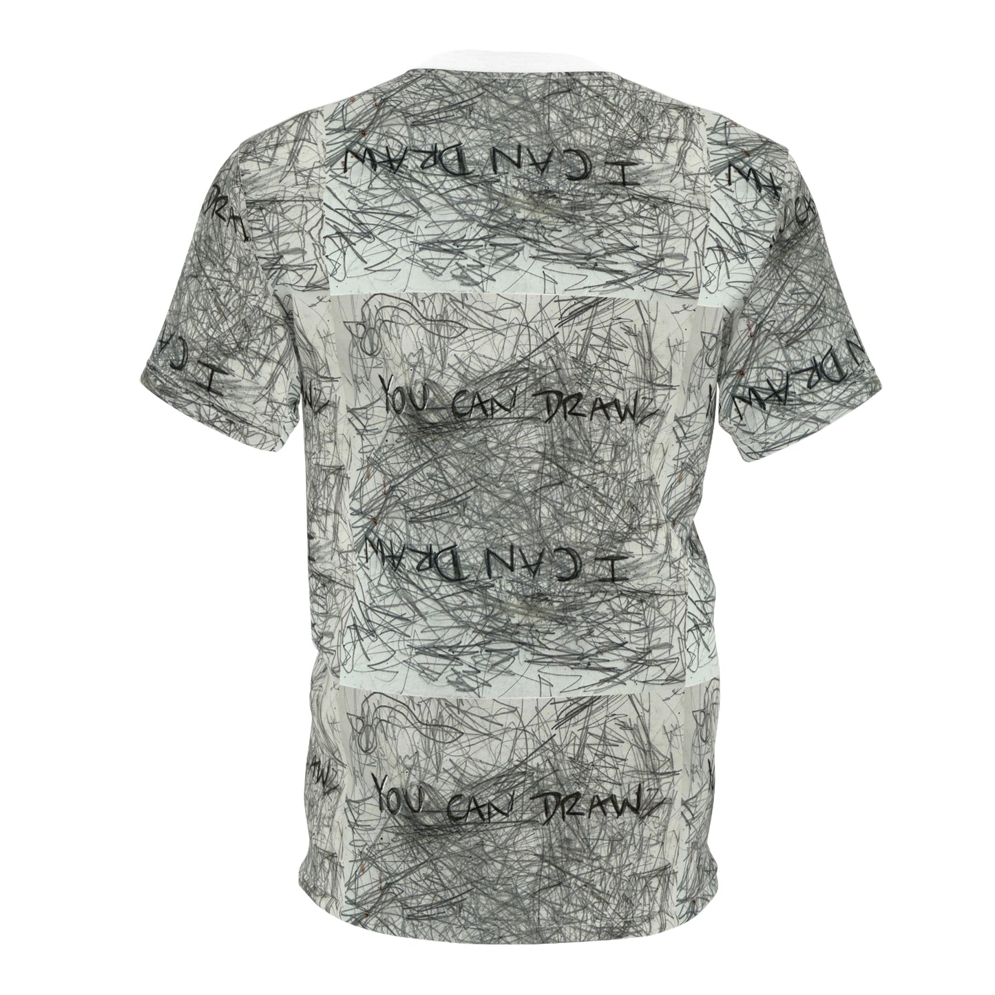 Graphic Tee - You Can Draw I can Draw Unisex Cut & Sew Tee, anyone can draw