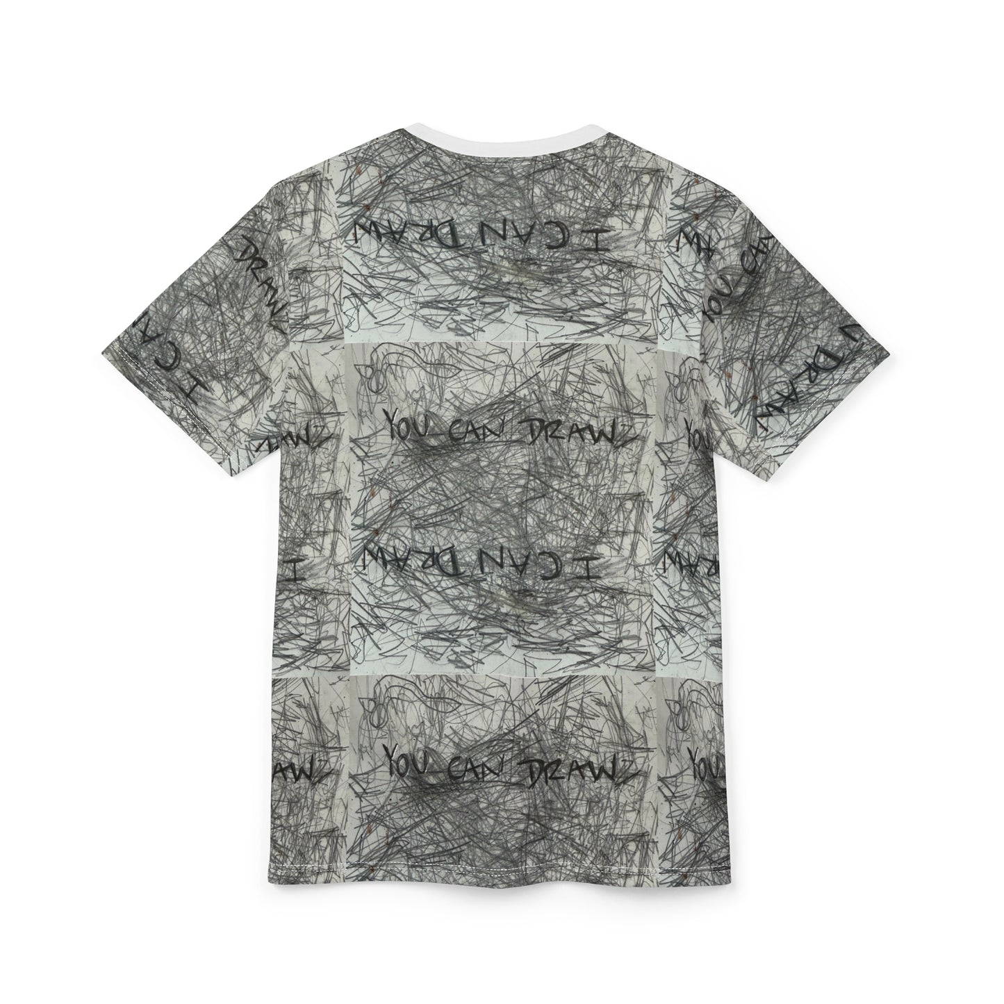 Graphic Tee - You Can Draw I can Draw Unisex Cut & Sew Tee, anyone can draw