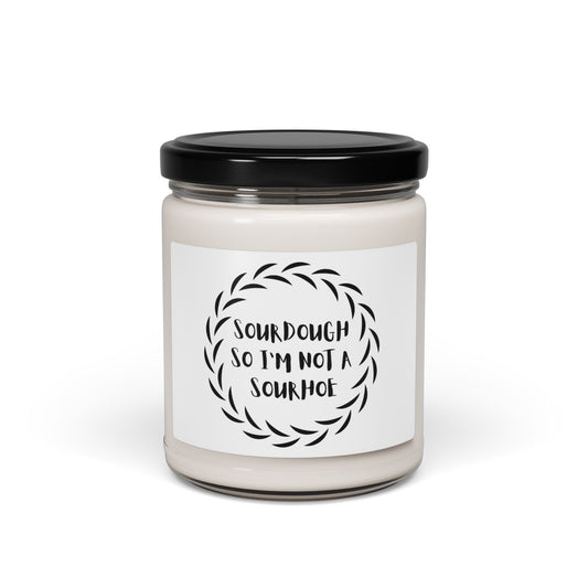 Soy Candle, Sourdough Lover Gift, Home Fragrance, Hand Poured Candle, Foodie Candle, Kitchen Decor (Black)