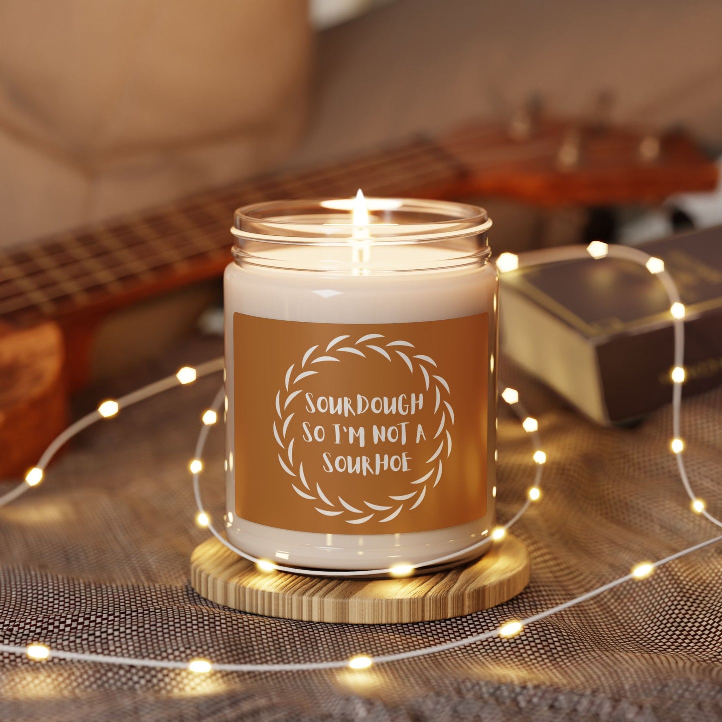 Scented Soy Candle, 9oz - Perfect Gift for Sourdough Lover, Aromatherapy Candle, Home Decor, Relaxation Candle, Housewarming Gift, Birthday