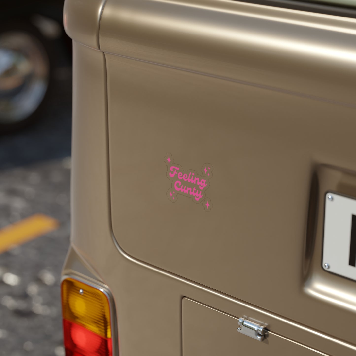 Feeling Cunty Pink Sticker